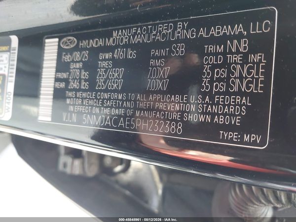 2023 HYUNDAI TUCSON SE