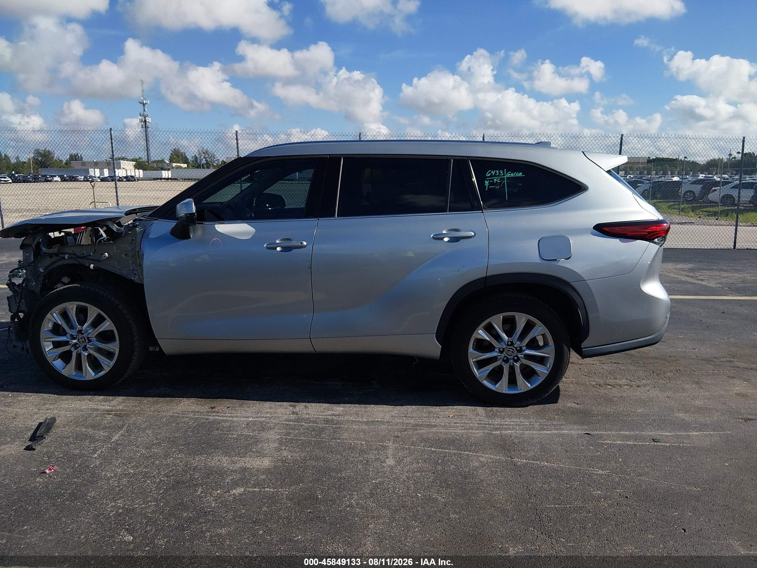 2020 TOYOTA HIGHLANDER LIMITED