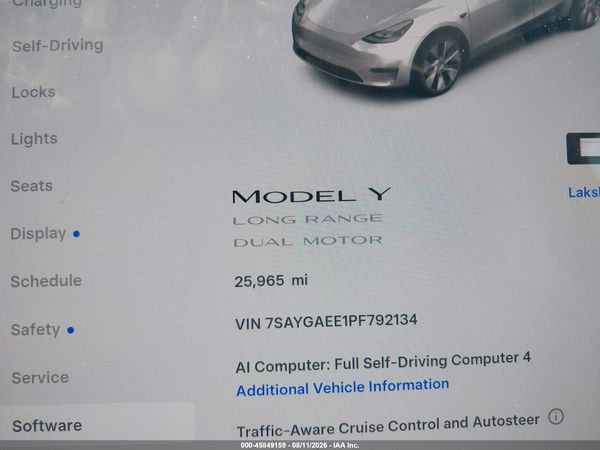 2023 TESLA MODEL Y