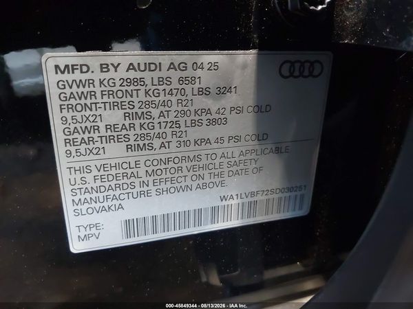 2025 AUDI Q7
