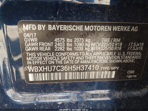 2017 BMW X1 SDRIVE28I
