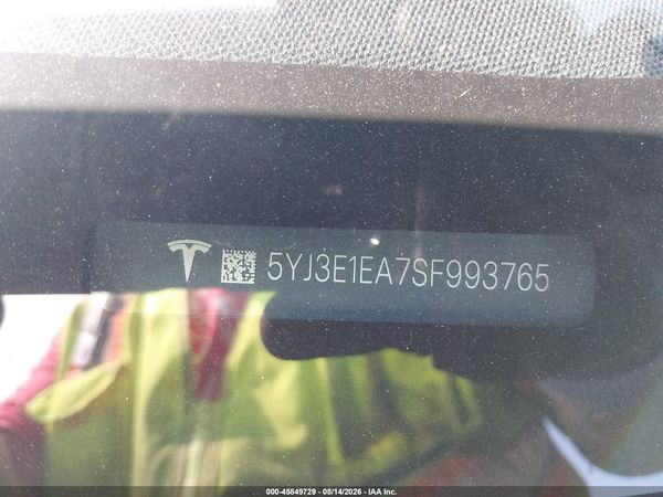 2025 TESLA MODEL 3