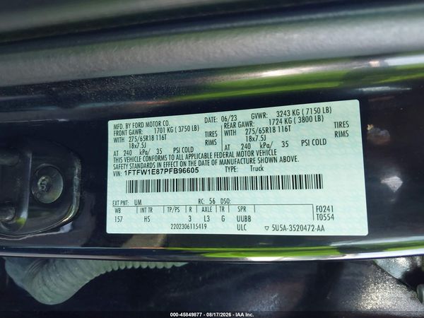 2023 FORD F-150 LARIAT