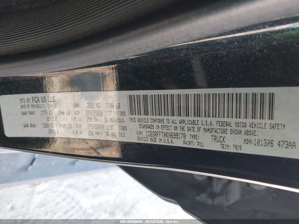 2019 RAM 1500