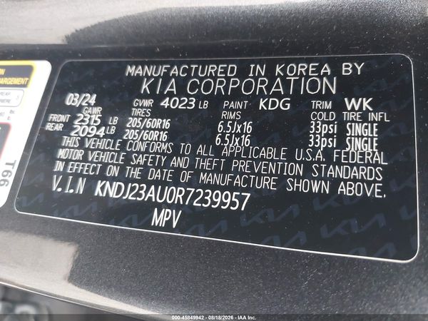 2024 KIA SOUL LX