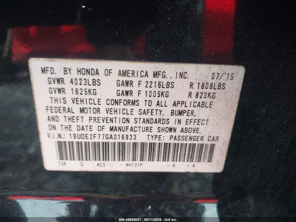 2016 ACURA ILX