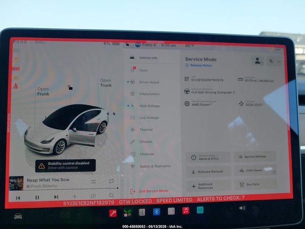 2022 TESLA MODEL 3