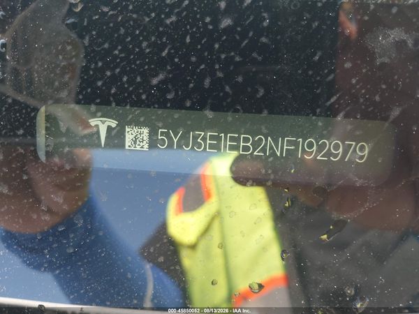2022 TESLA MODEL 3