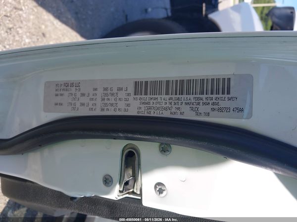 2019 RAM 1500 CLASSIC TRADESMAN  4X4 5'7 BOX