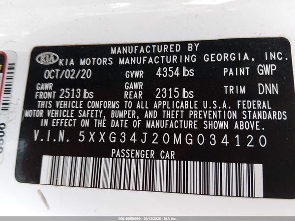 2021 KIA K5 EX