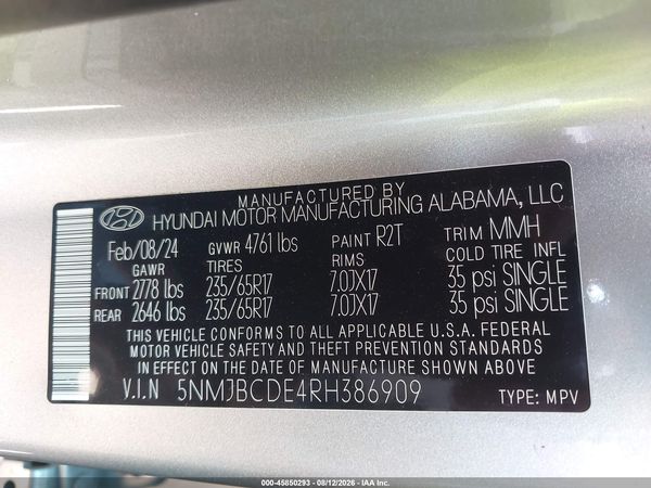 2024 HYUNDAI TUCSON SEL