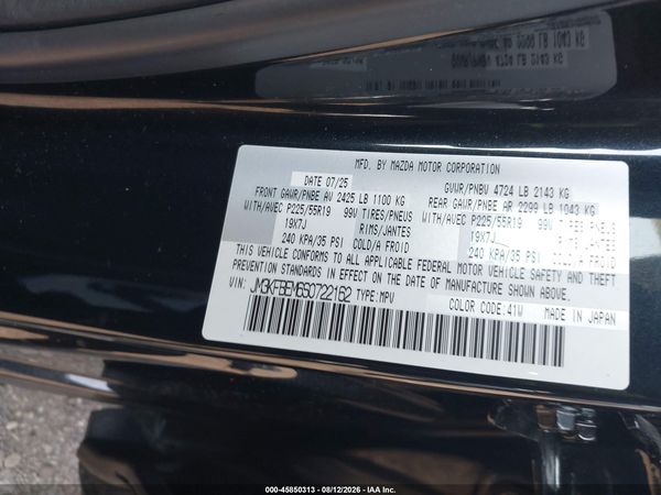 2025 MAZDA CX-5 2.5 S PREMIUM PLUS
