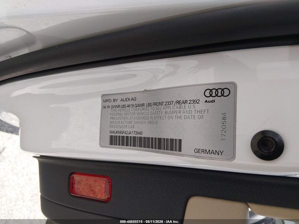 2018 AUDI A4