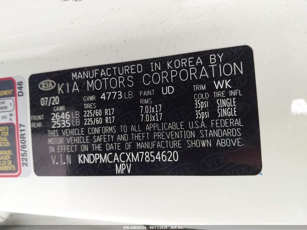 2021 KIA SPORTAGE LX