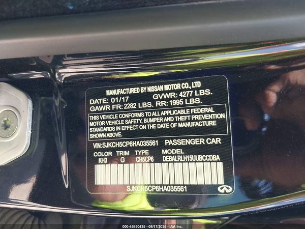 2017 INFINITI QX30 PREMIUM