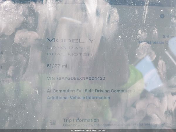 2022 TESLA MODEL Y