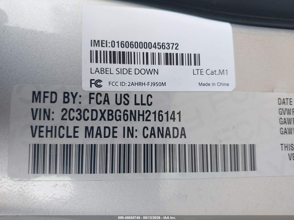 2022 DODGE CHARGER SXT RWD