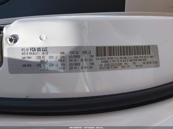 2020 CHRYSLER PACIFICA LIMITED