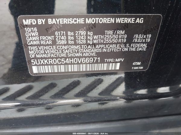 2017 BMW X5 XDRIVE35I