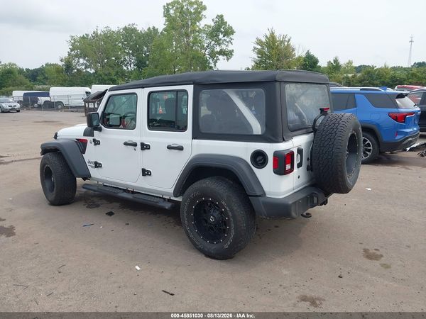 2018 JEEP WRANGLER UNLIMITED SPORT 4X4