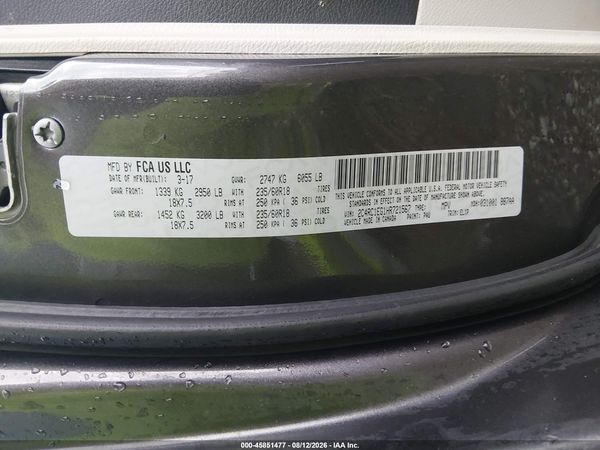 2017 CHRYSLER PACIFICA TOURING-L PLUS
