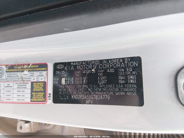 2016 KIA SOUL +