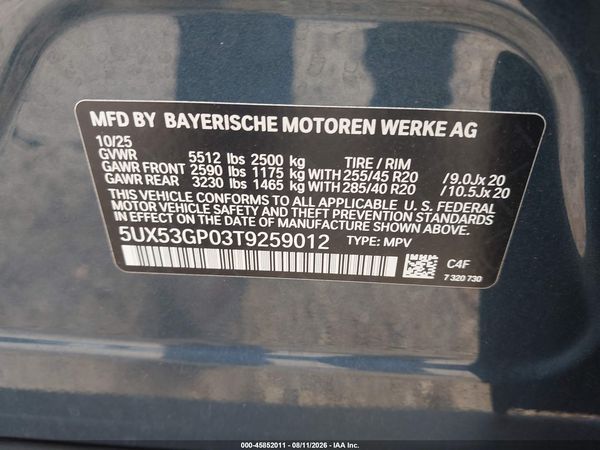 2026 BMW X3 30 XDRIVE