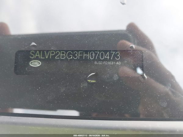 2015 LAND ROVER RANGE ROVER EVOQUE PURE