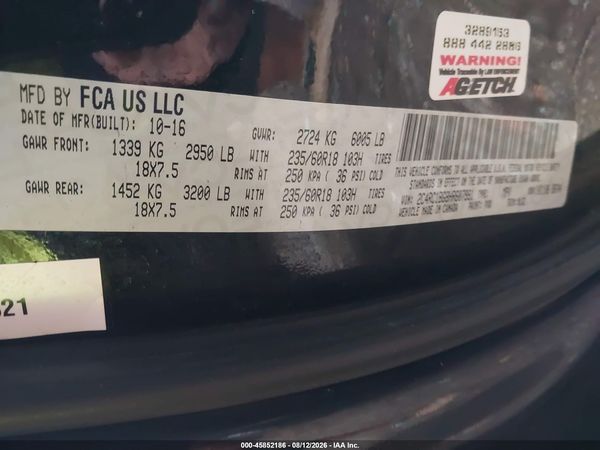 2017 CHRYSLER PACIFICA TOURING-L