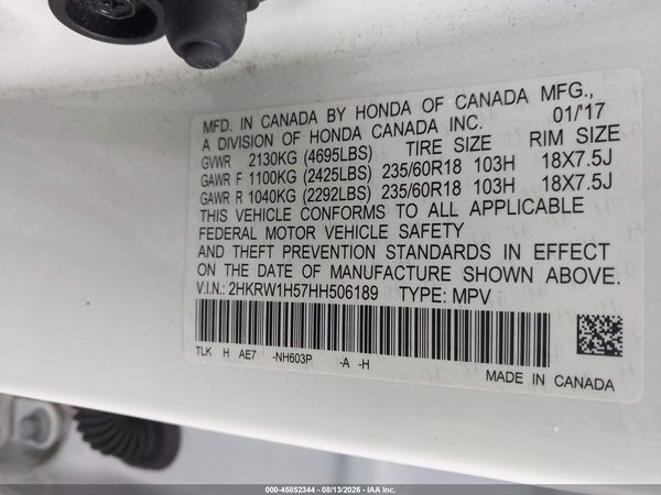 2017 HONDA CR-V EX