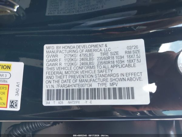 2026 HONDA CR-V EX-L AWD