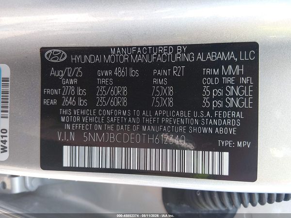2026 HYUNDAI TUCSON SEL
