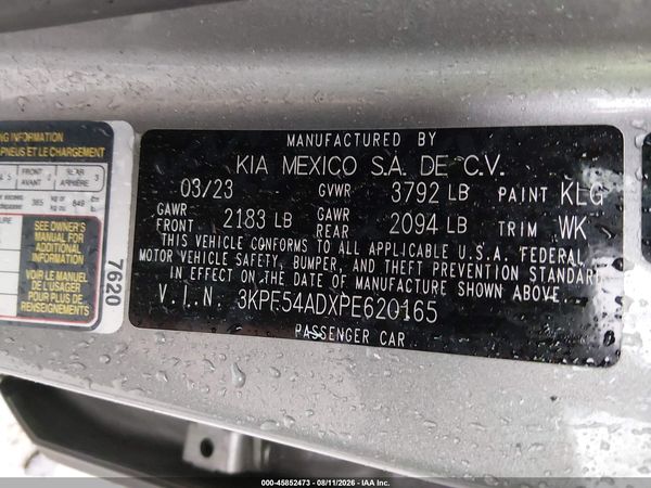 2023 KIA FORTE GT-LINE