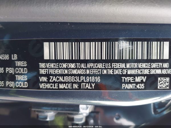 2020 JEEP RENEGADE LATITUDE 4X4