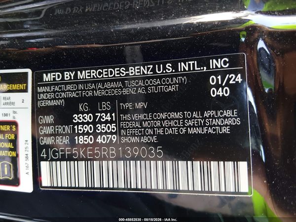 2024 MERCEDES-BENZ GLS 450 4MATIC