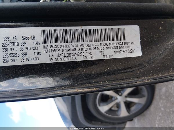2019 JEEP CHEROKEE LIMITED FWD