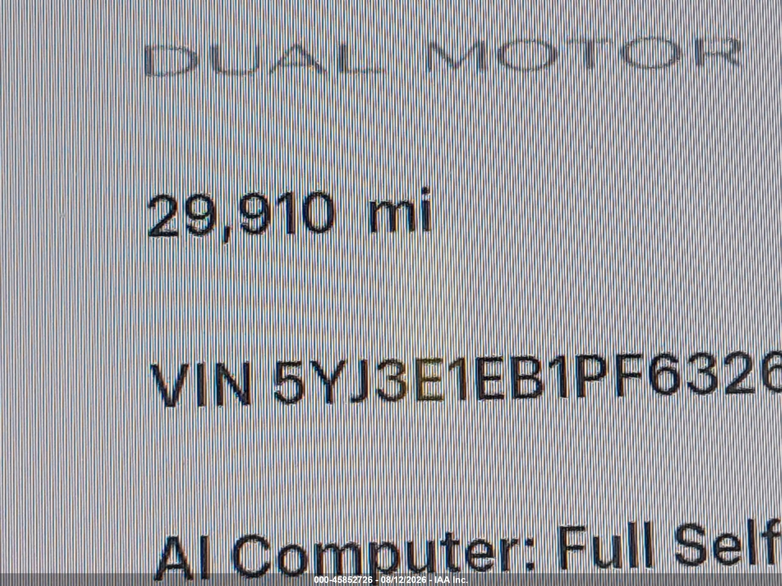 2023 TESLA MODEL 3