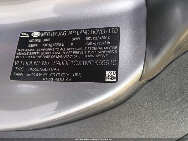 2021 JAGUAR F-TYPE
