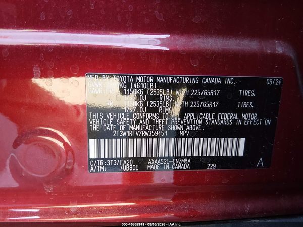 2024 TOYOTA RAV4 XLE