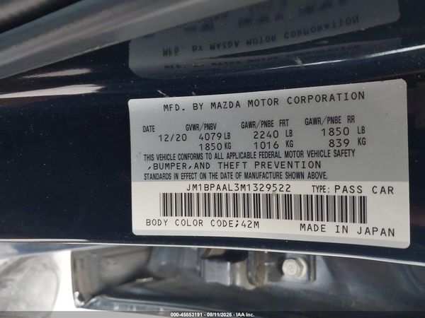 2021 MAZDA MAZDA3 2.5 S