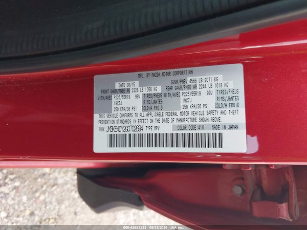 2016 MAZDA CX-5 GRAND TOURING