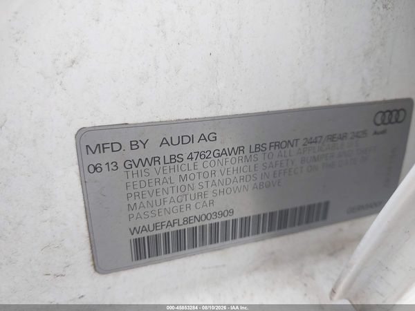 2014 AUDI A4 2.0T PREMIUM