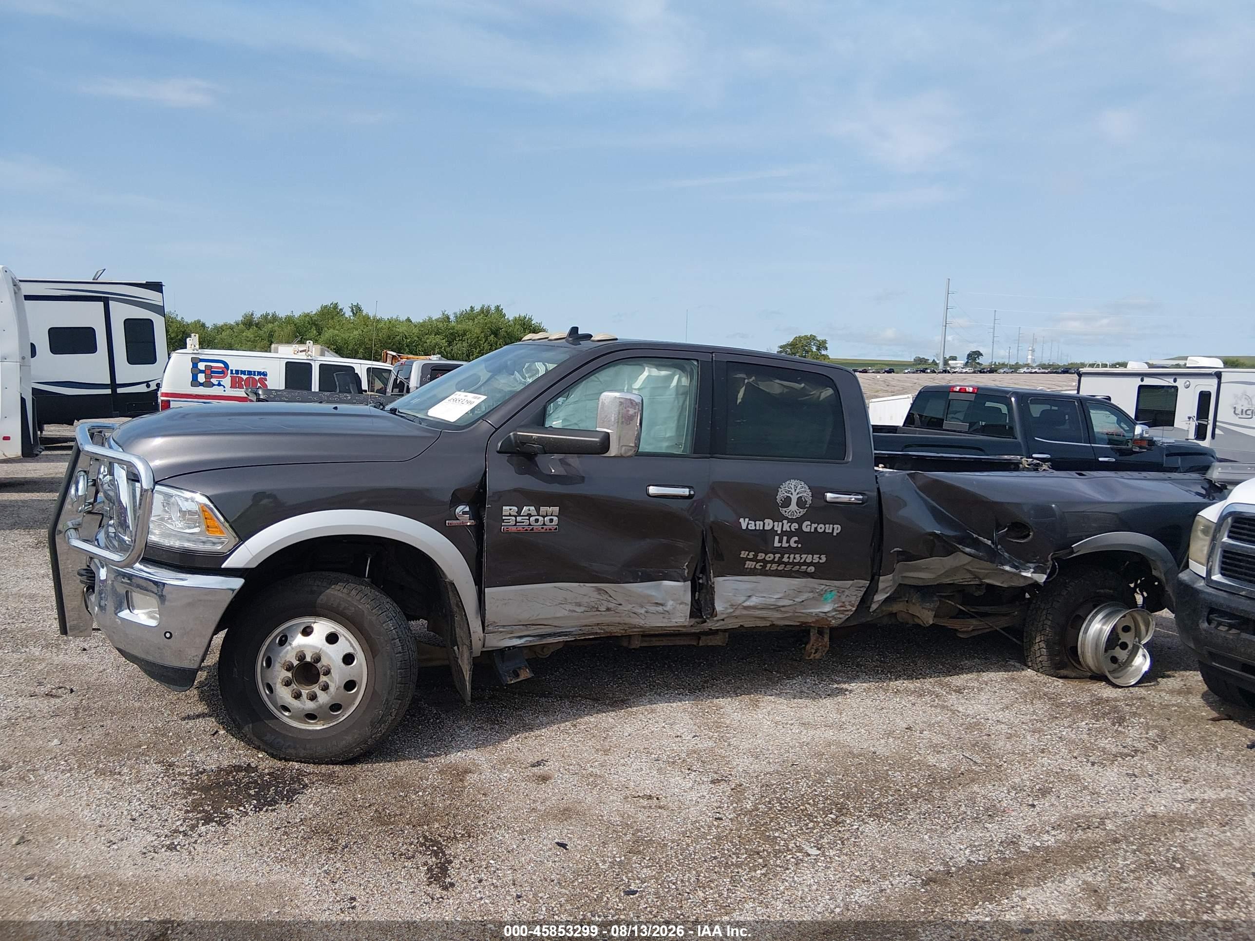 2018 RAM 3500 LARAMIE  4X4 8' BOX