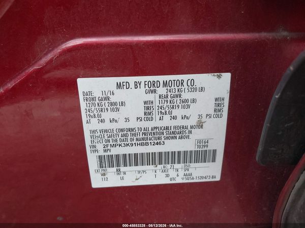 2017 FORD EDGE TITANIUM