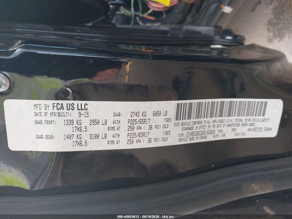 2016 DODGE GRAND CARAVAN AMERICAN VALUE PKG — I9