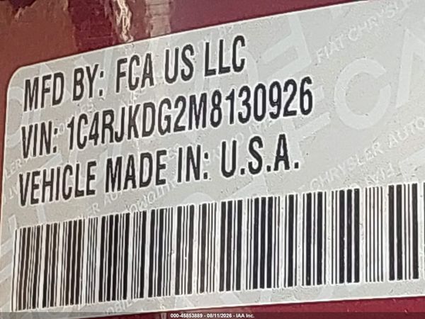 2021 JEEP GRAND CHEROKEE L OVERLAND