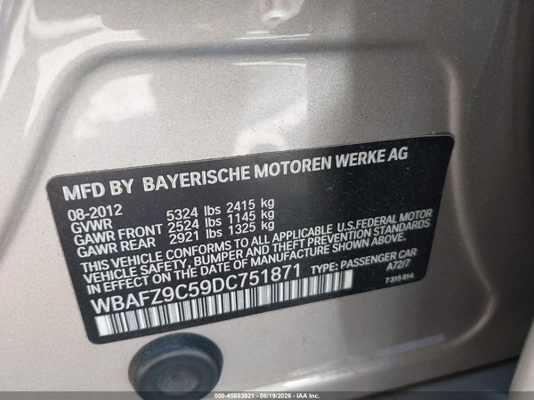 2013 BMW ACTIVEHYBRID 5