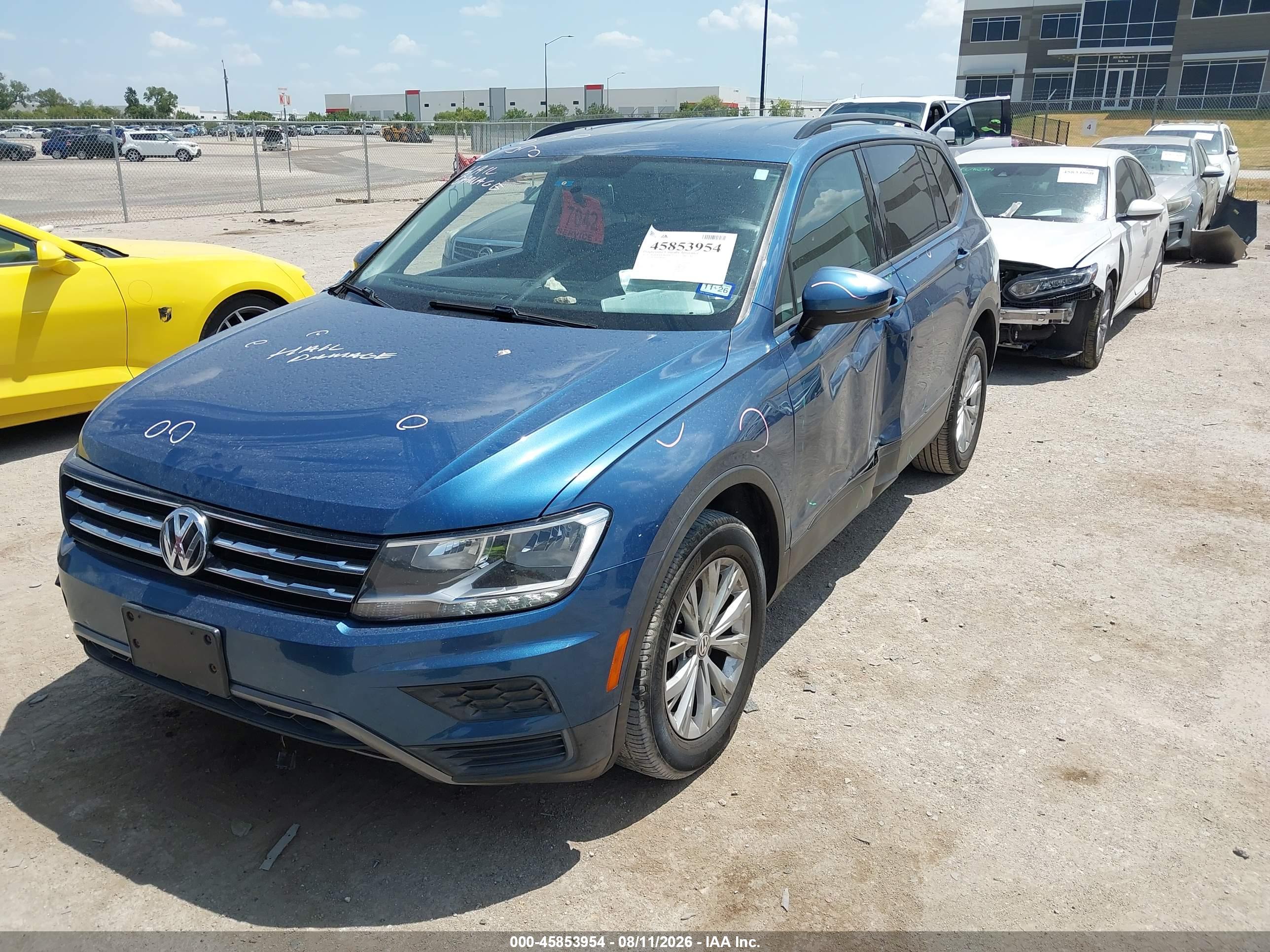 2019 VOLKSWAGEN TIGUAN 2.0T S — I2