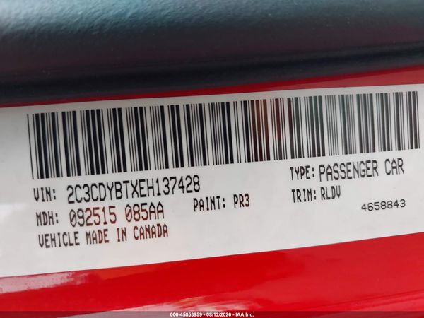 2014 DODGE CHALLENGER R/T PLUS
