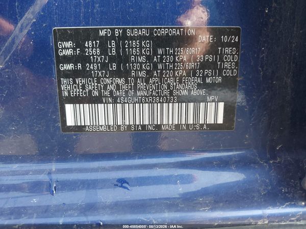 2024 SUBARU CROSSTREK WILDERNESS